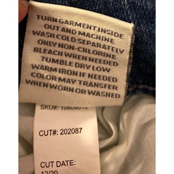 Torrid Distressed Jeans Light Wash Cotton/Spandex Blend 20R - Picture 5 of 12